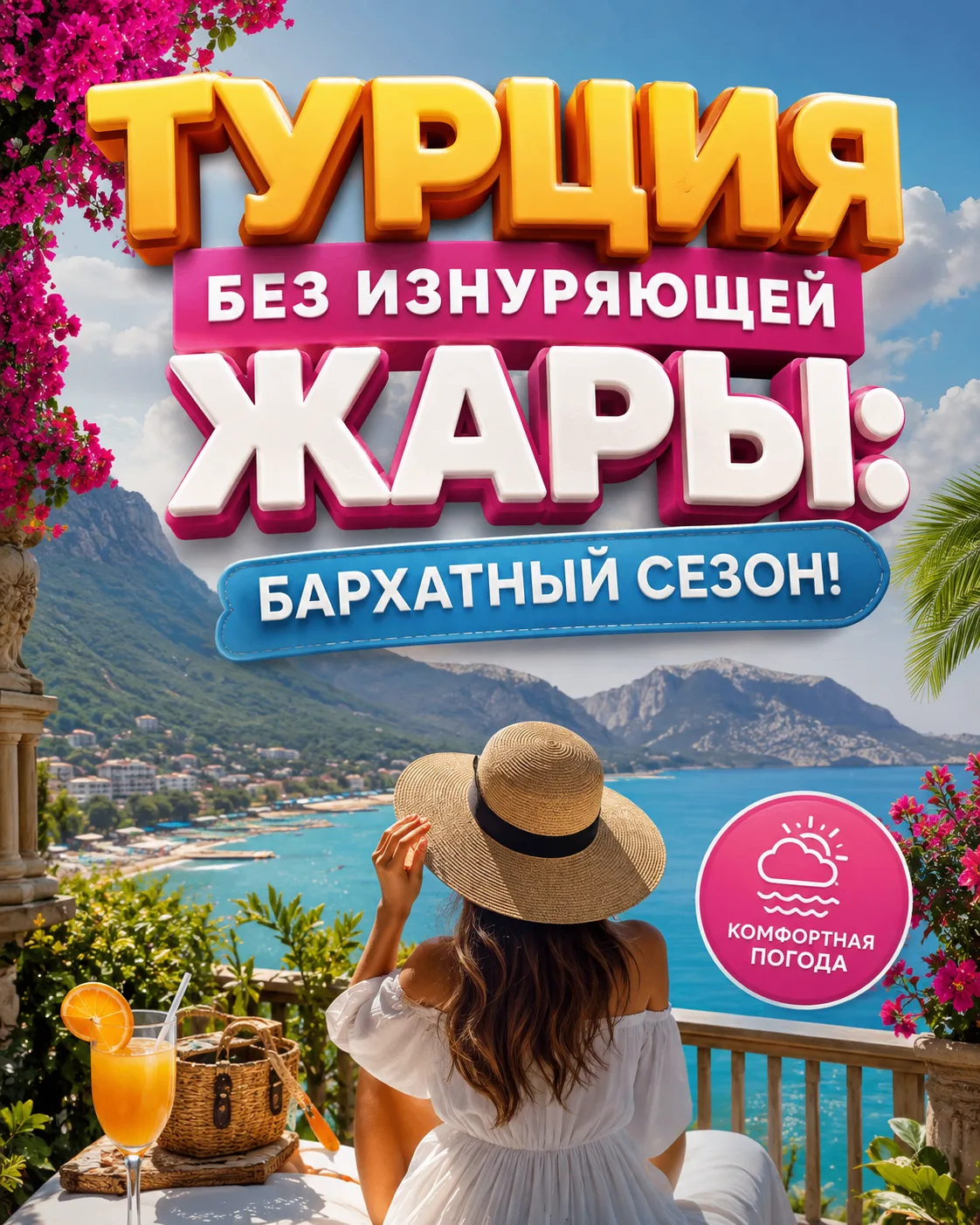 🍂🇹🇷 ТУРЦИЯ БЕЗ ИЗНУРЯЮЩЕЙ ЖАРЫ И ТОЛП: БАРХАТНЫЙ СЕЗОН — ЛУЧШЕЕ ВРЕМЯ ДЛЯ ОТПУСКА