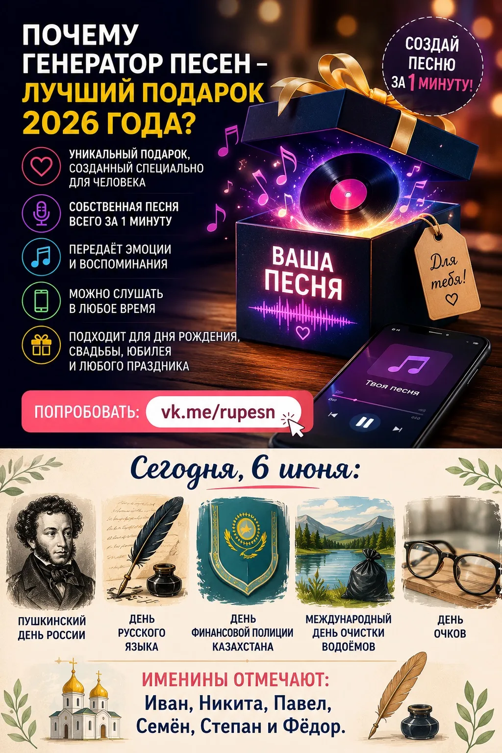 🎵 Почему песня — лучший подарок 2026 года?