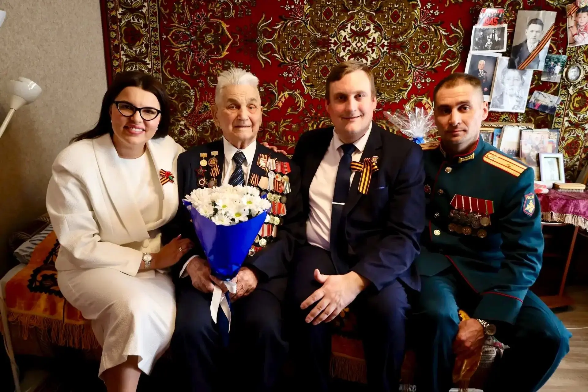 «Подарок ветерану»: сказать спасибо лично  В преддверии 81‑й годовщины Победы в Нижегородской област