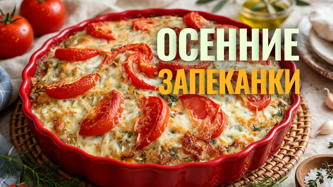 🍂 Запеканки на всю семью: 4 осенних хита