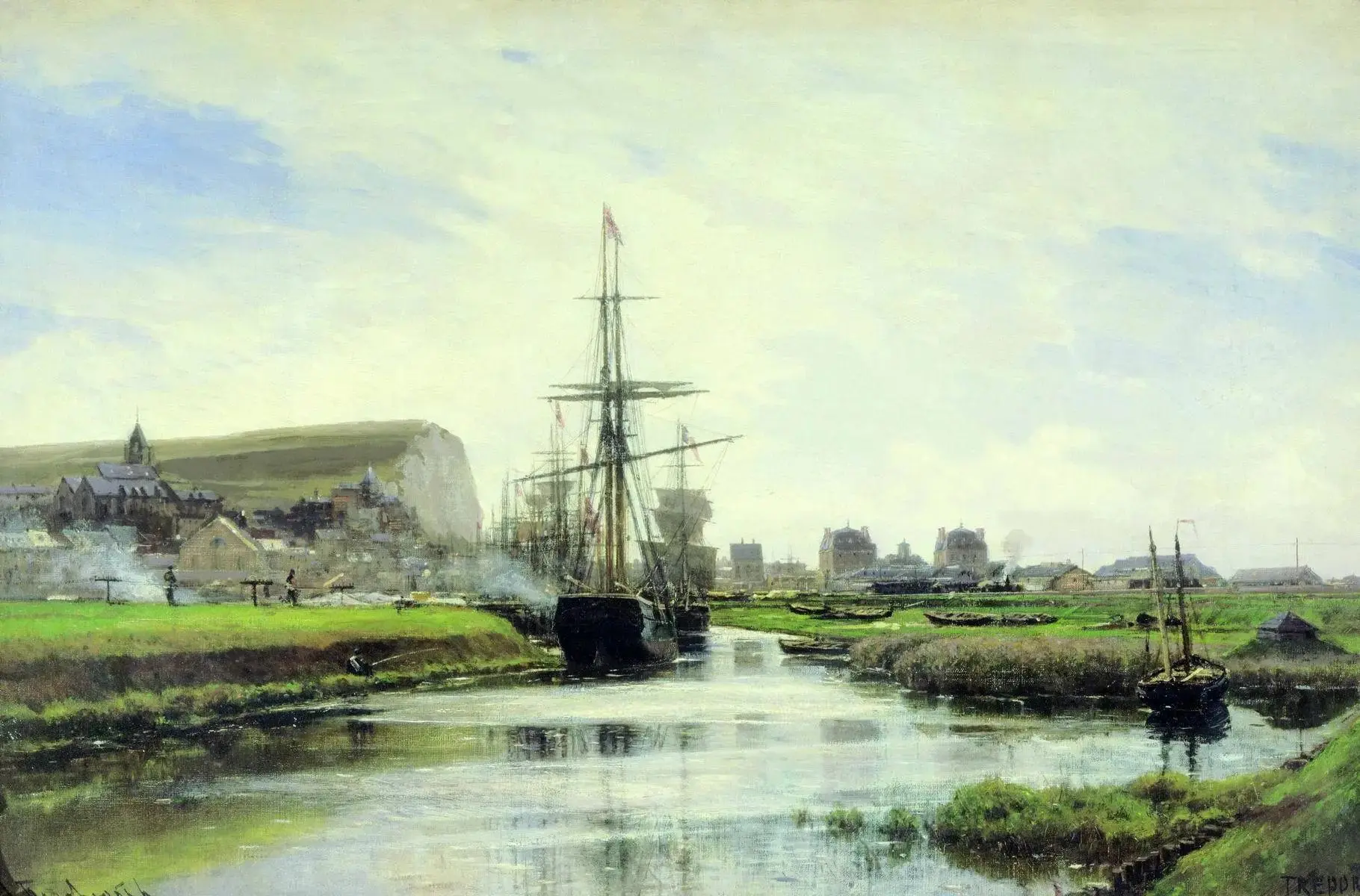 "Трепор. Нормандия"

Алексей Петрович Боголюбов (1824-1896)

Холст, масло. 48 x 73 см. Государственн