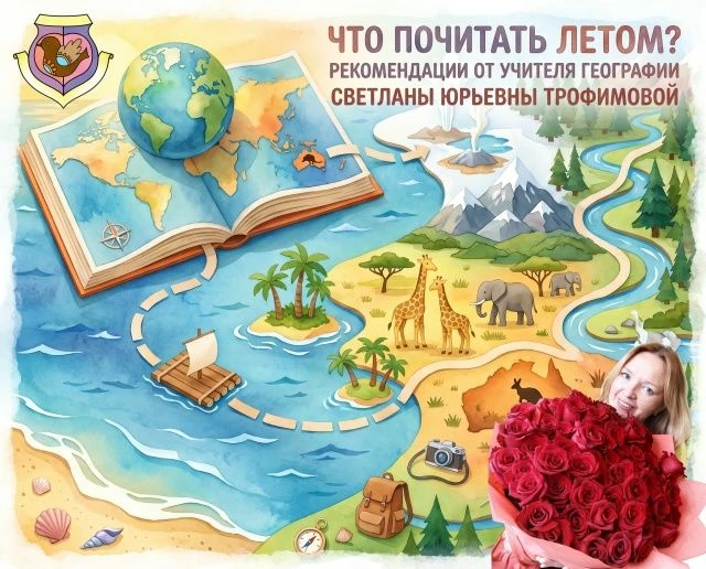 ЛЕТНИЕ СОВЕТЫ

📚 Летом отлично читать книги, где география подана не как сухой учебник, а как захва