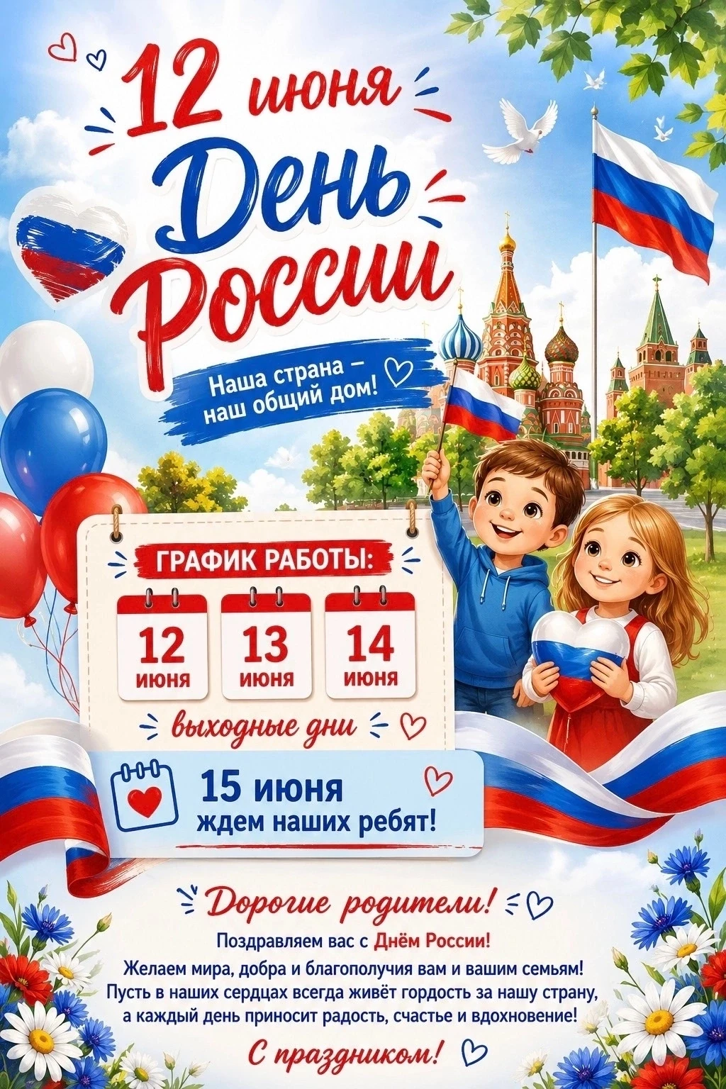 🇷🇺Пусть эти дни будут по-настоящему семейными!