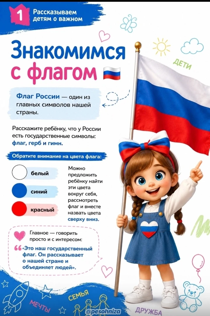 📣 День флага России! 🇷🇺 Этот день — отличный повод узнать больше о главном символе н...