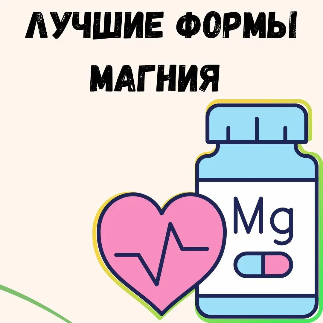 Биодоступные формы магния (Mg).