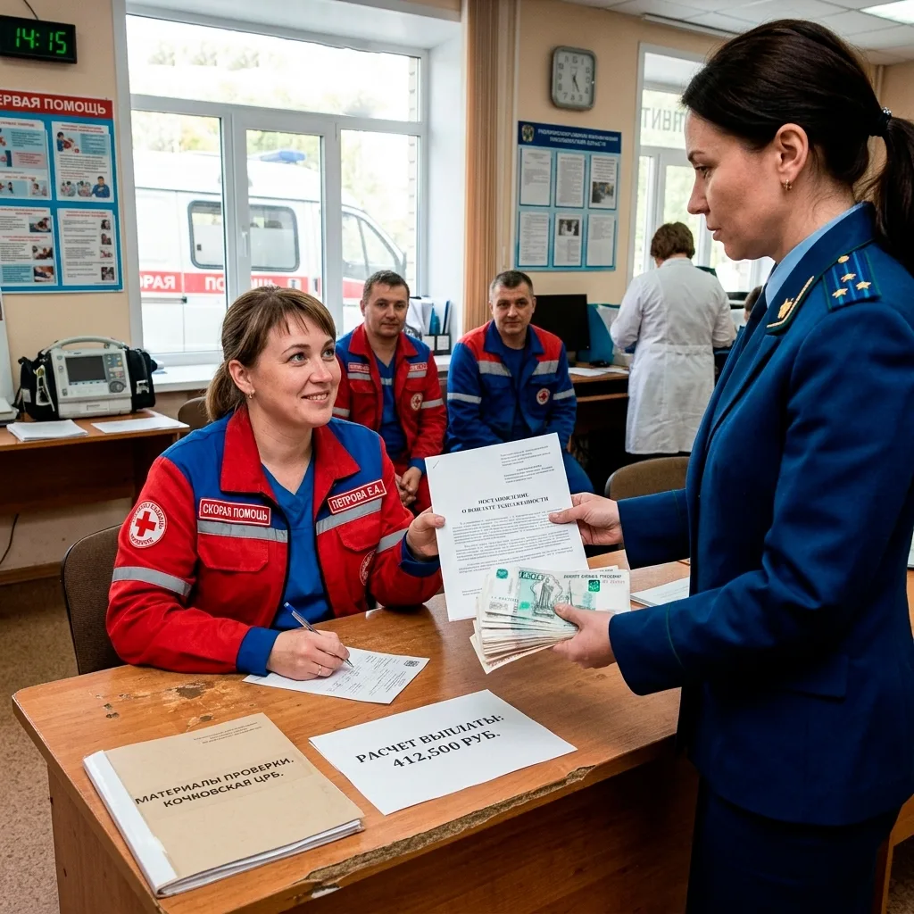 Прокуратура обязала выплатить 400 тысяч рублей медикам в Новосибирской области