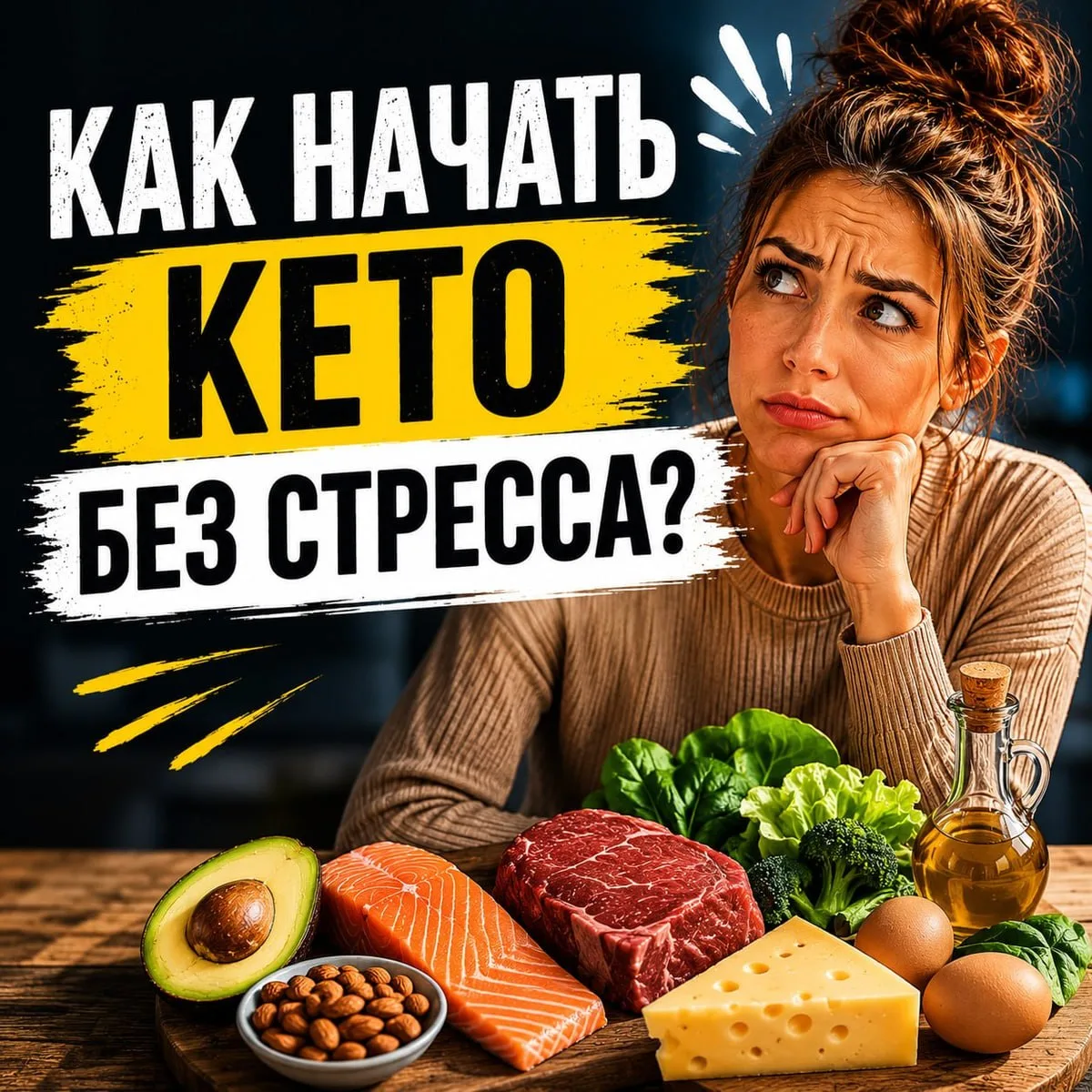 Как начать кето без стресса

Кажется, что для перехода на кето нужно подготовиться как к запуску кос