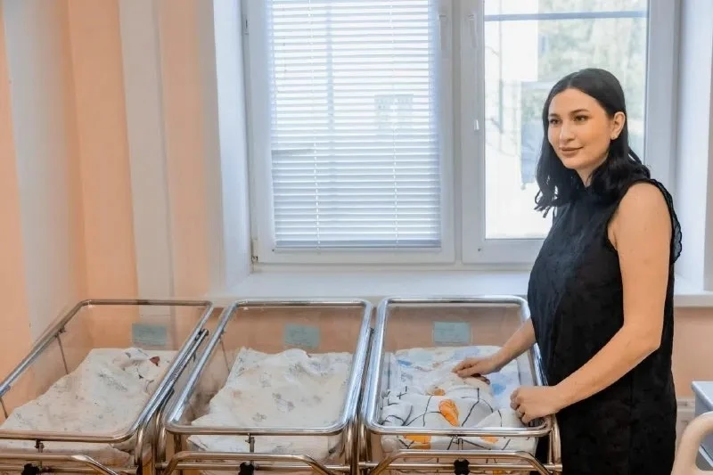 В Липецком областном перинатальном центре родились тройняшки. Мальчиков назвали Саша, Макар и Захар
