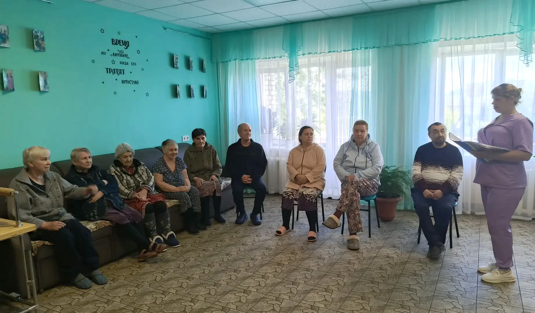 Чистота — залог здоровья! 
Сегодня в нашем доме-интернате прошло очередное важное занятие с получате