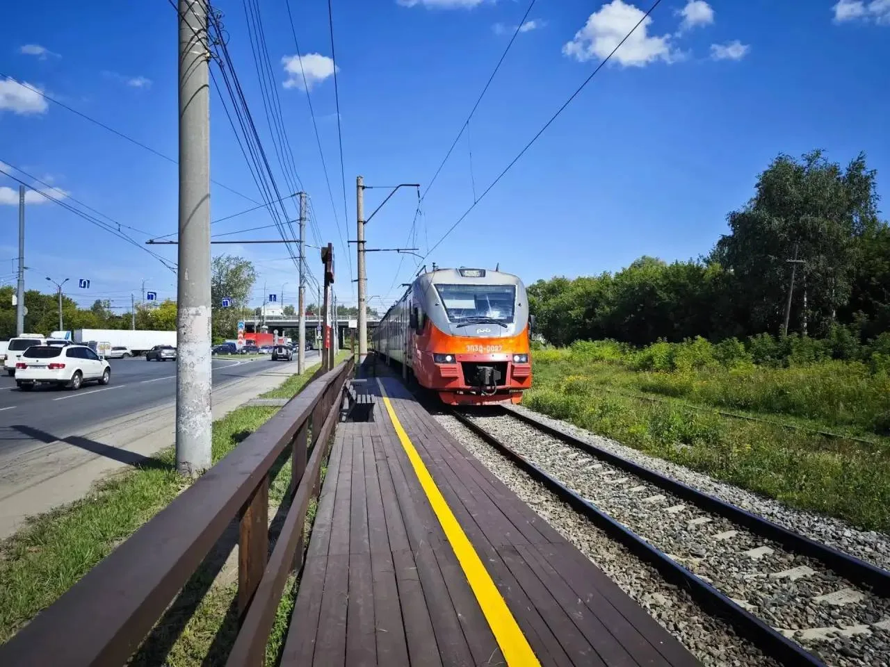 🚉 А у нас в Нижнем новый остановочный пункт для электричек открылся в Канавинском районе 

Остановк