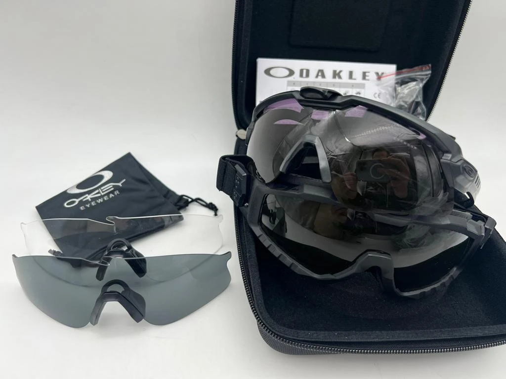 ТАКТИЧЕСКИЕ УДАРОПРОЧНЫЕ ОЧКИ OAKLEY ALPHA 2в1