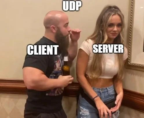 Я люблю шутки про udp, жаль они не до всех доходят... 😀