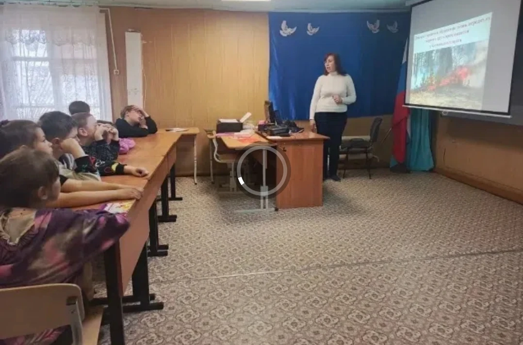 Для учеников начальной школы был проведен Урок «Пожарная безопасность»