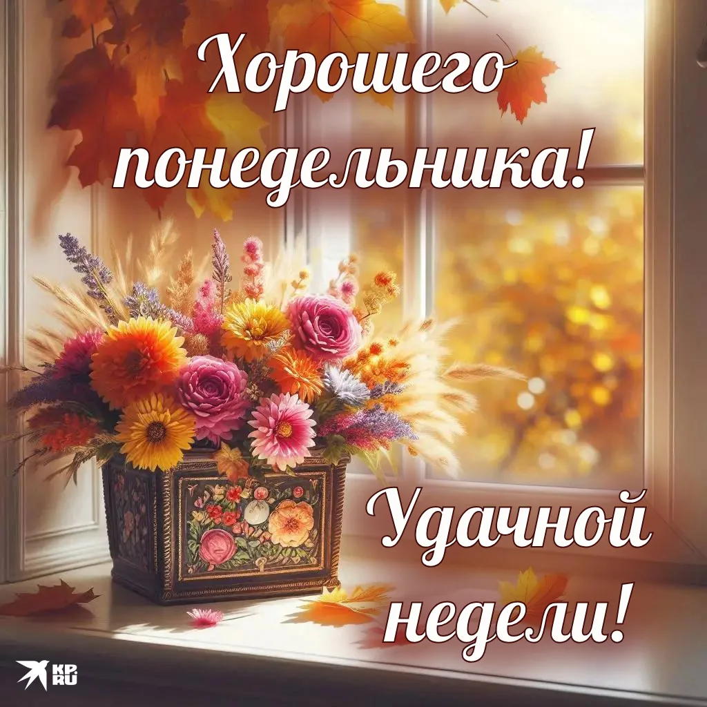 С добрым утром понедельника ! Пусть новая неделя начнется легко и бодро, принесет успех...