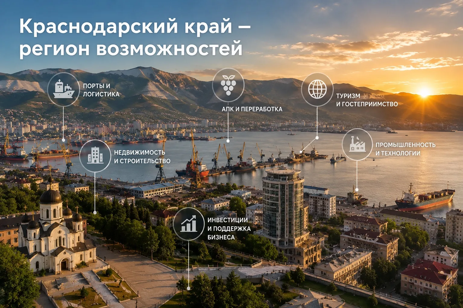 Краснодарский край растёт – а значит вокруг бизнеса появляются новые возможности