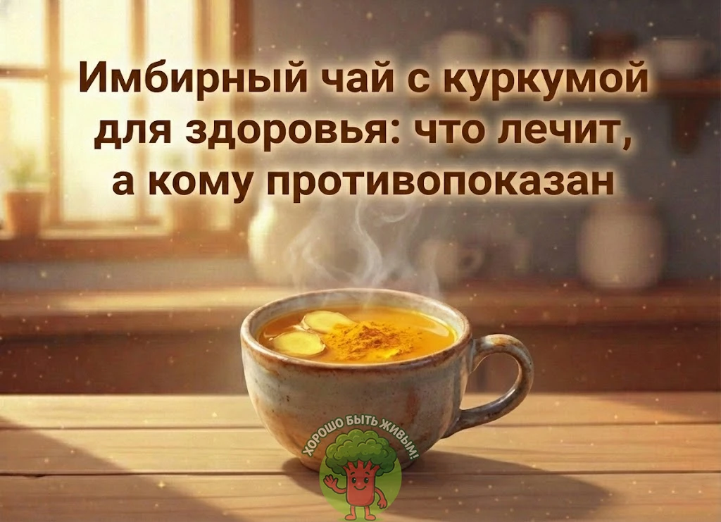 Имбирный чай с куркумой для здоровья: что лечит, а кому противопоказан