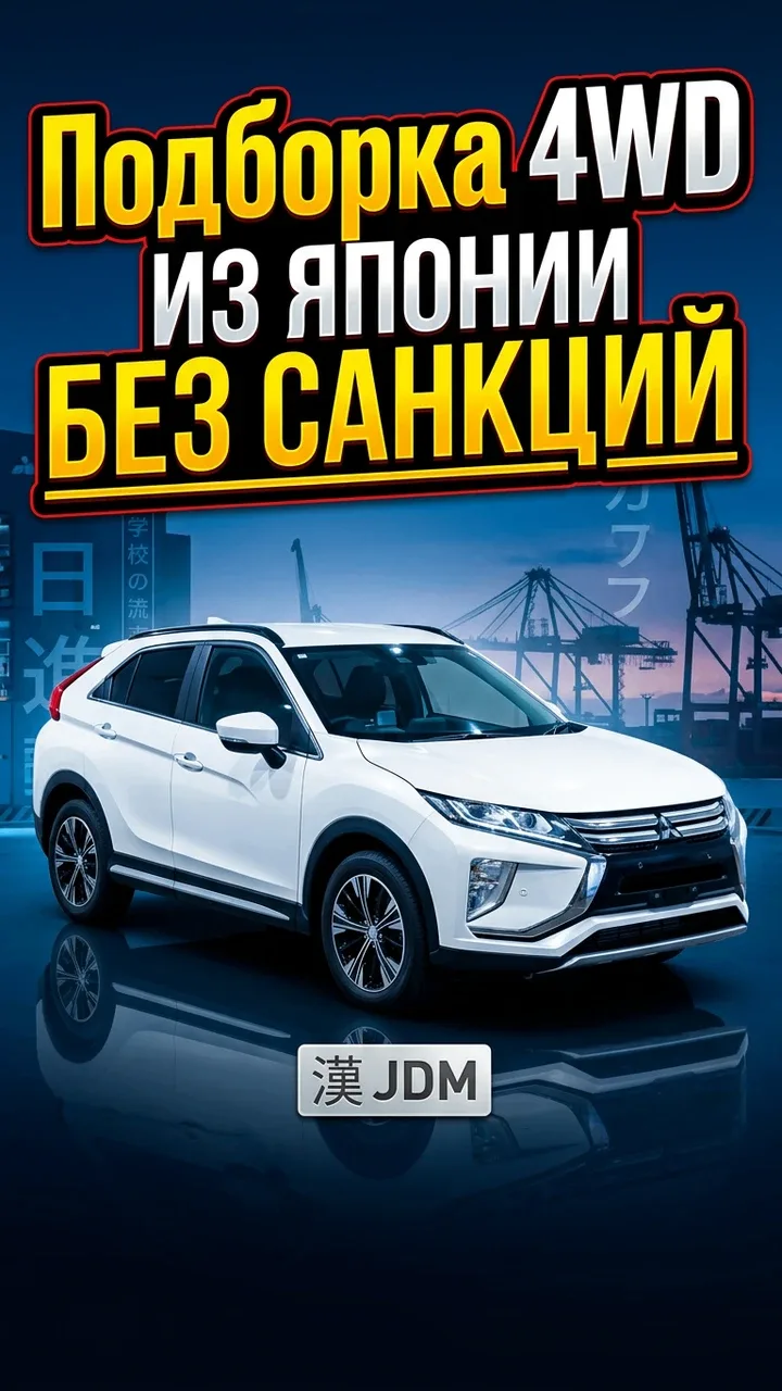 🔥Подборка автомобилей на полном приводе, доступных для заказа из Японии, в бюджете до ...