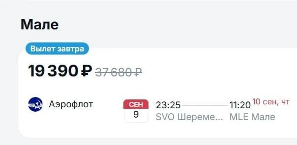 Из Москвы можно отправиться на Мальдивы уже завтра за 19 тысяч рублей. На курорте темпе...