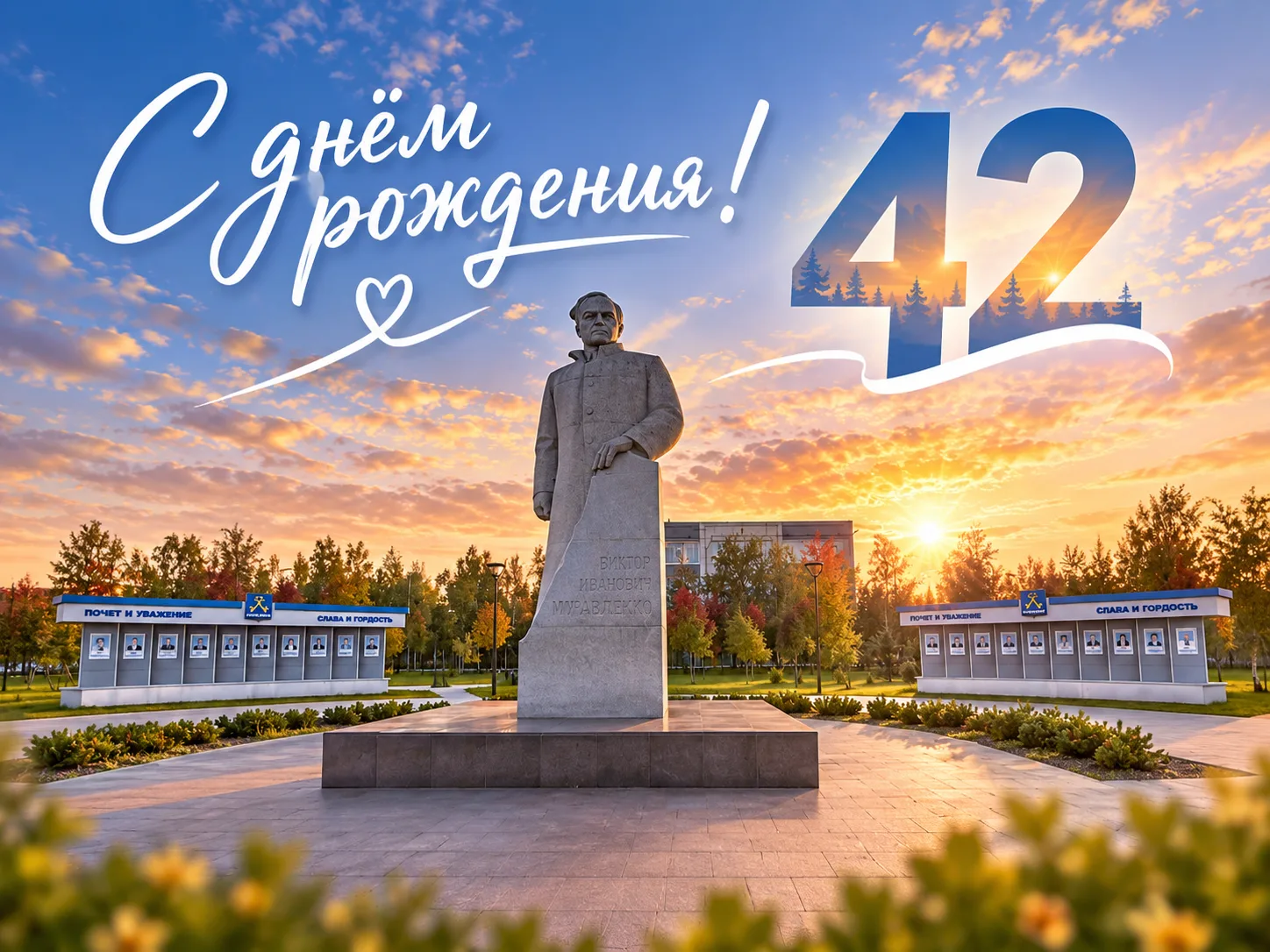 С днём рождения, любимый Муравленко! 💙