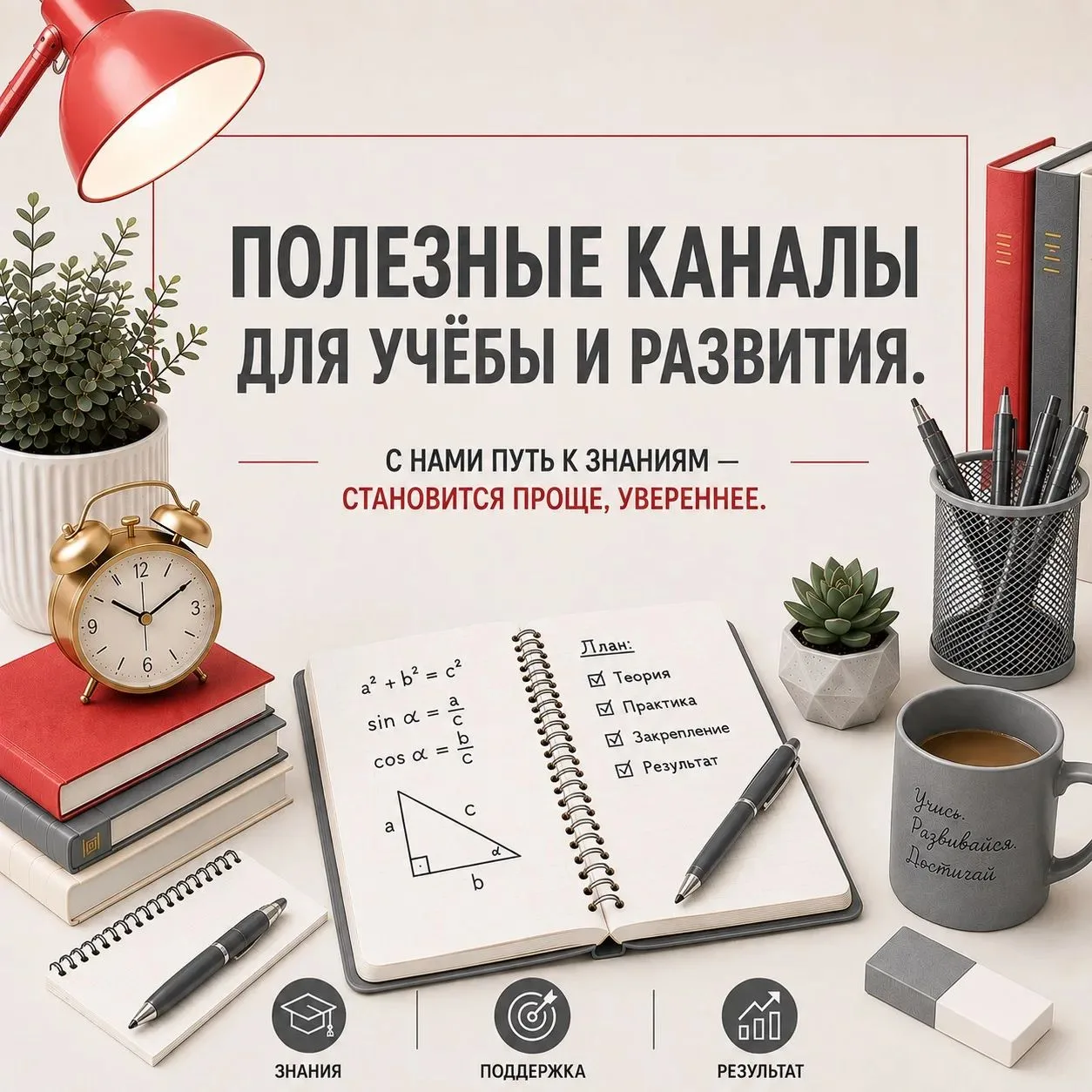 Здесь вы найдёте своего преподавателя и ресурсы, с которыми учиться легче и интереснее.