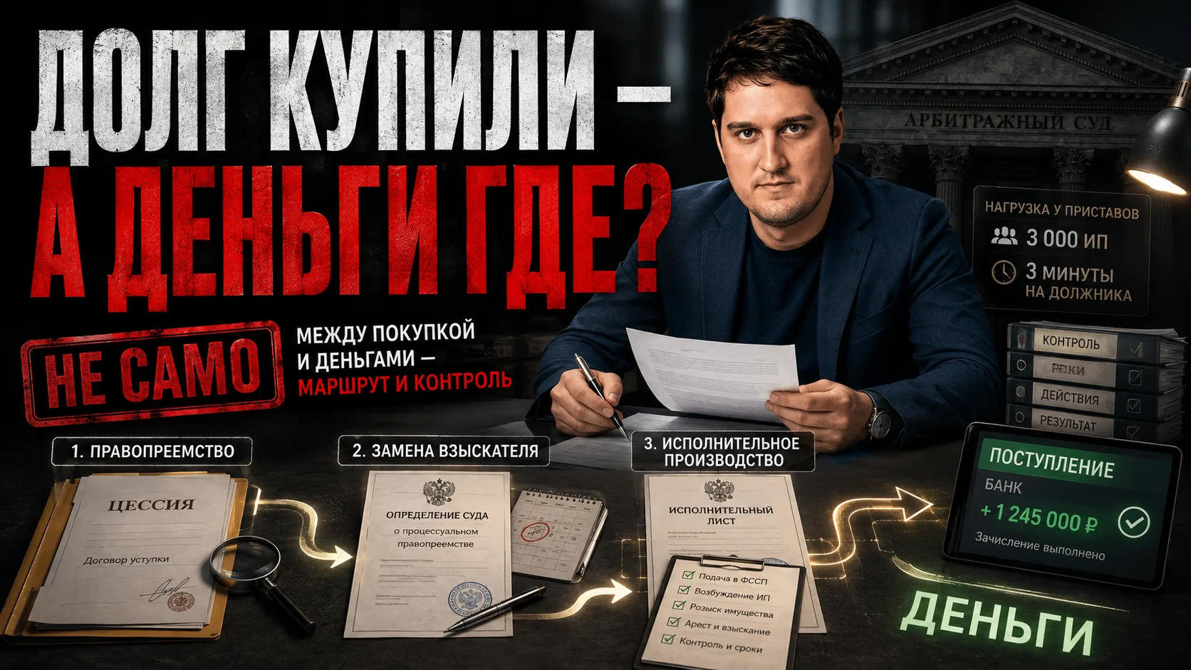 Долг купили. А деньги где?