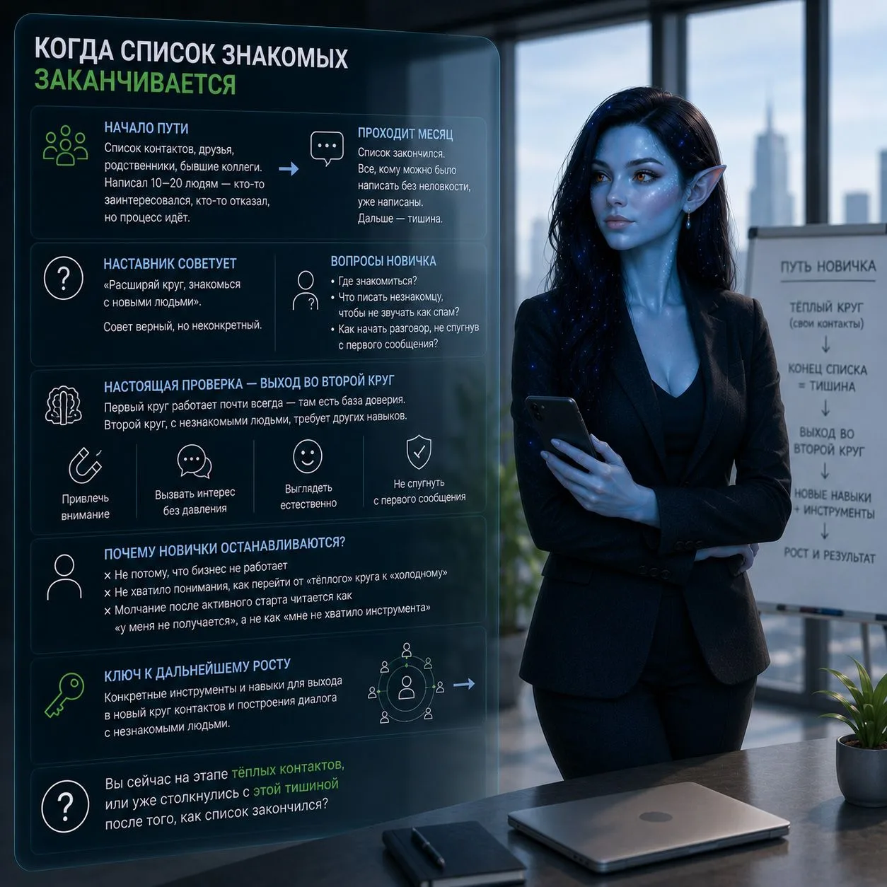 Когда список знакомых заканчивается