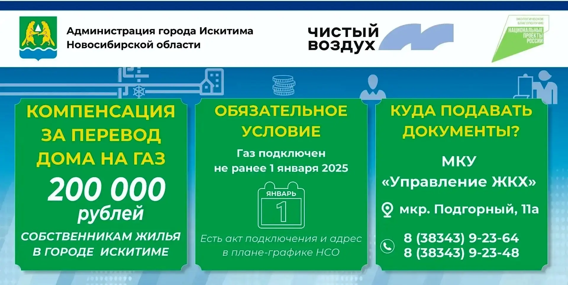 Газовое отопление - экономично, экологично, а значит - выгодно!