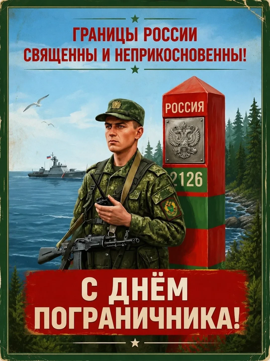С Днём пограничника! Стражи рубежей нашей Родины 🇷🇺🌲