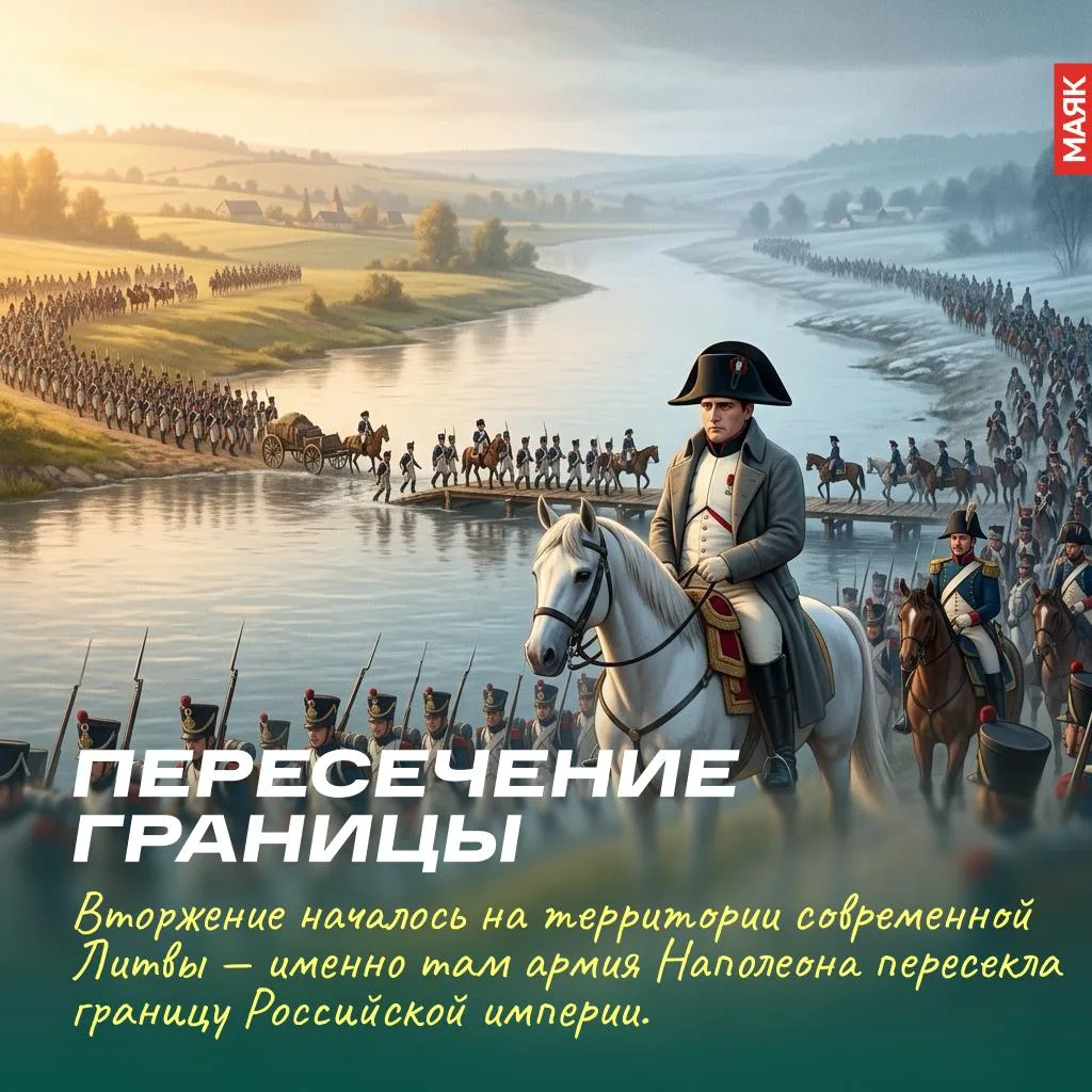 12 июня 1812 года (24 июня по новому стилю) началась Отечественная война 1812 года — одно из ключевы