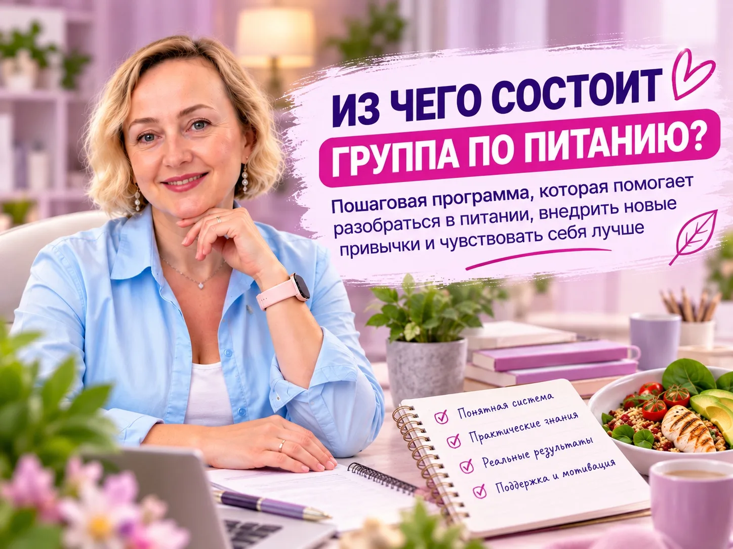 А что вообще будет внутри группы по питанию?