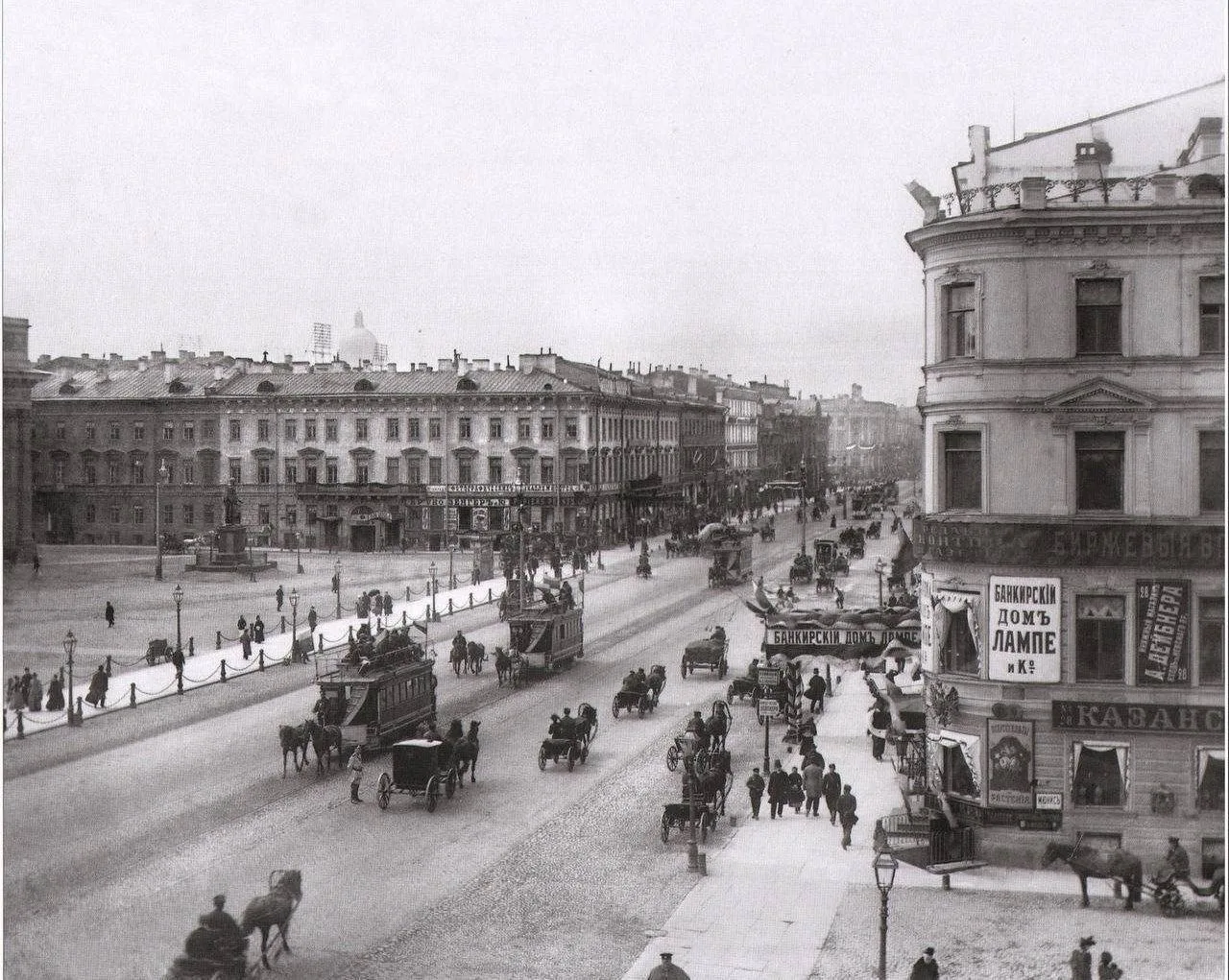 1902 год .Как выглядело строительство Дома Зингера.