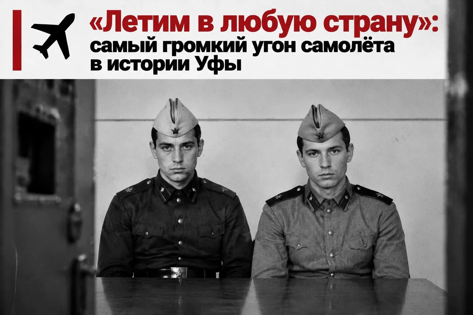 Летим в любую страну»: как два солдата захватили самолёт в Уфе