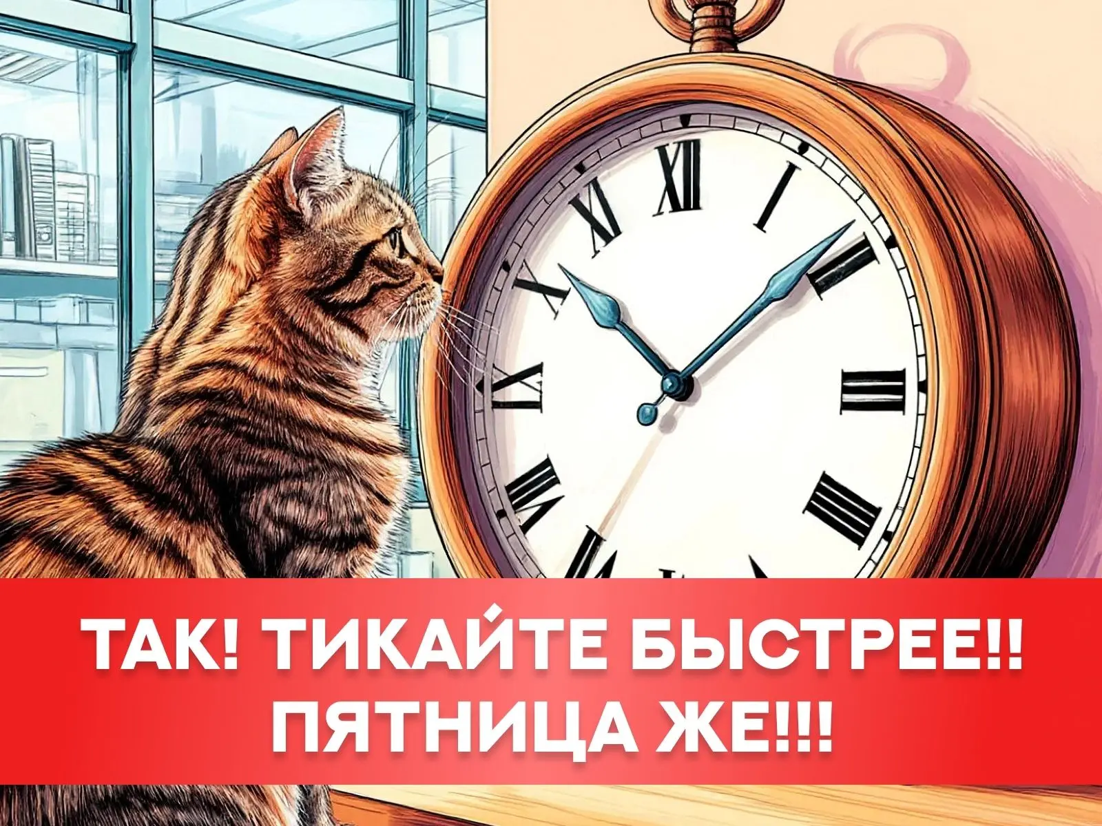 Пятница! Неделя закрыта, дедлайны повержены 💪 Мозг переведён в режим энергосбережения ...