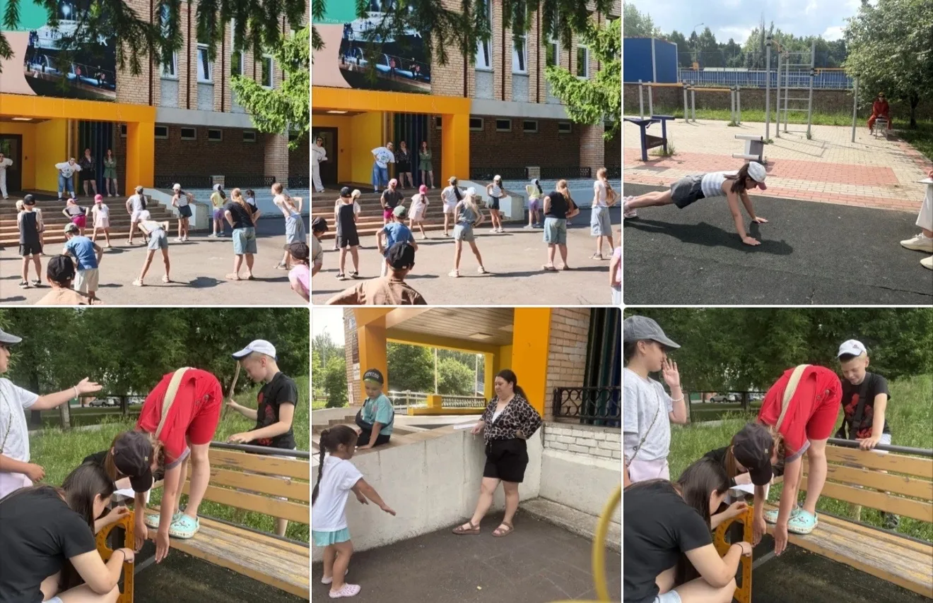 10‑й день в пришкольном лагере: солнце, спорт и мультики! ☀️