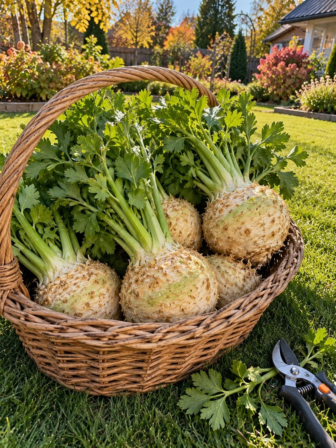 🥬 Корневой сельдерей: убираем так, чтобы не сморщился за месяц