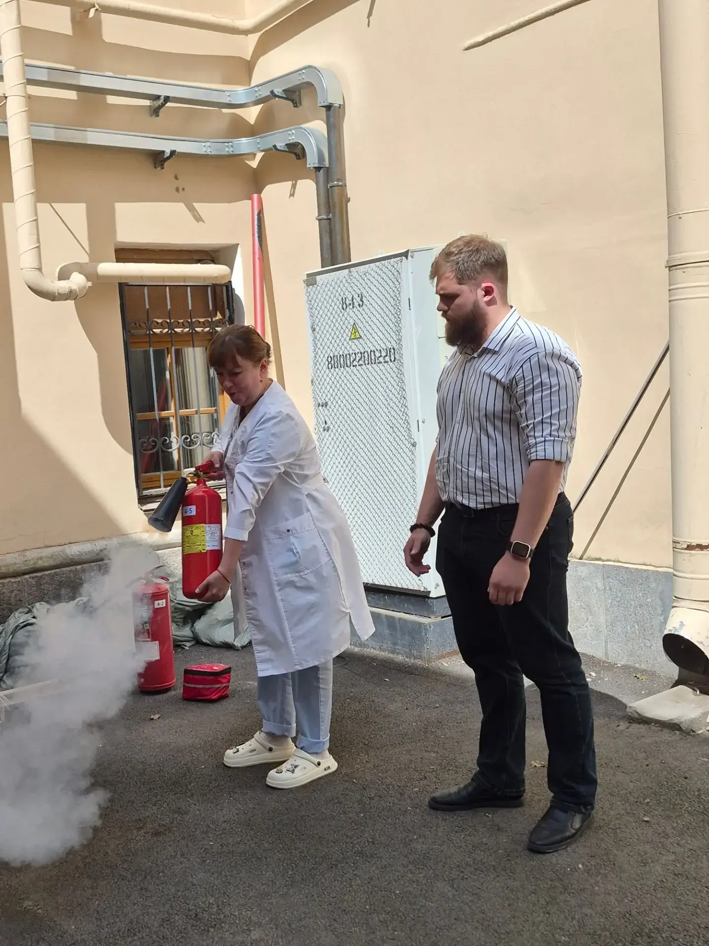 В ГВФД прошло плановое практическое занятие по пожарной безопасности

В Санкт-Петербургском государс