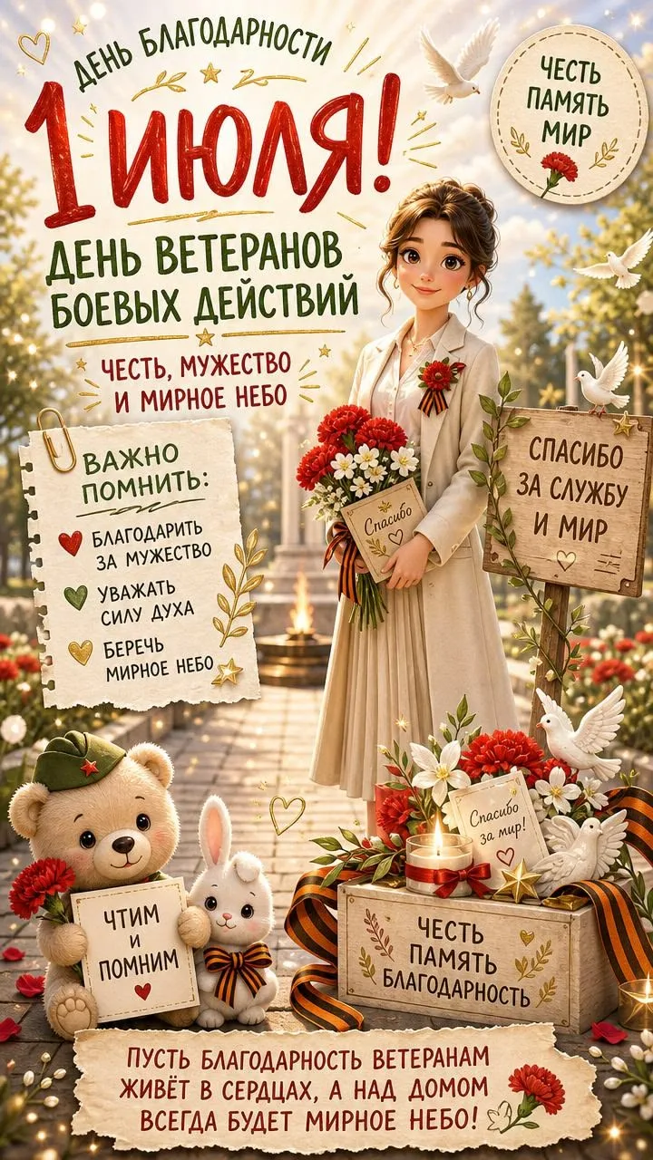 🎖 День ветеранов боевых действий: память и благодарность 🎖