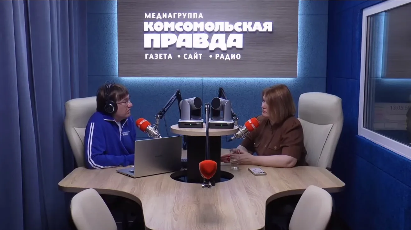 🎙 Ректор Университета сервиса Любовь Выборнова стала гостем программы «Диалоги» в студии «Комсомоль