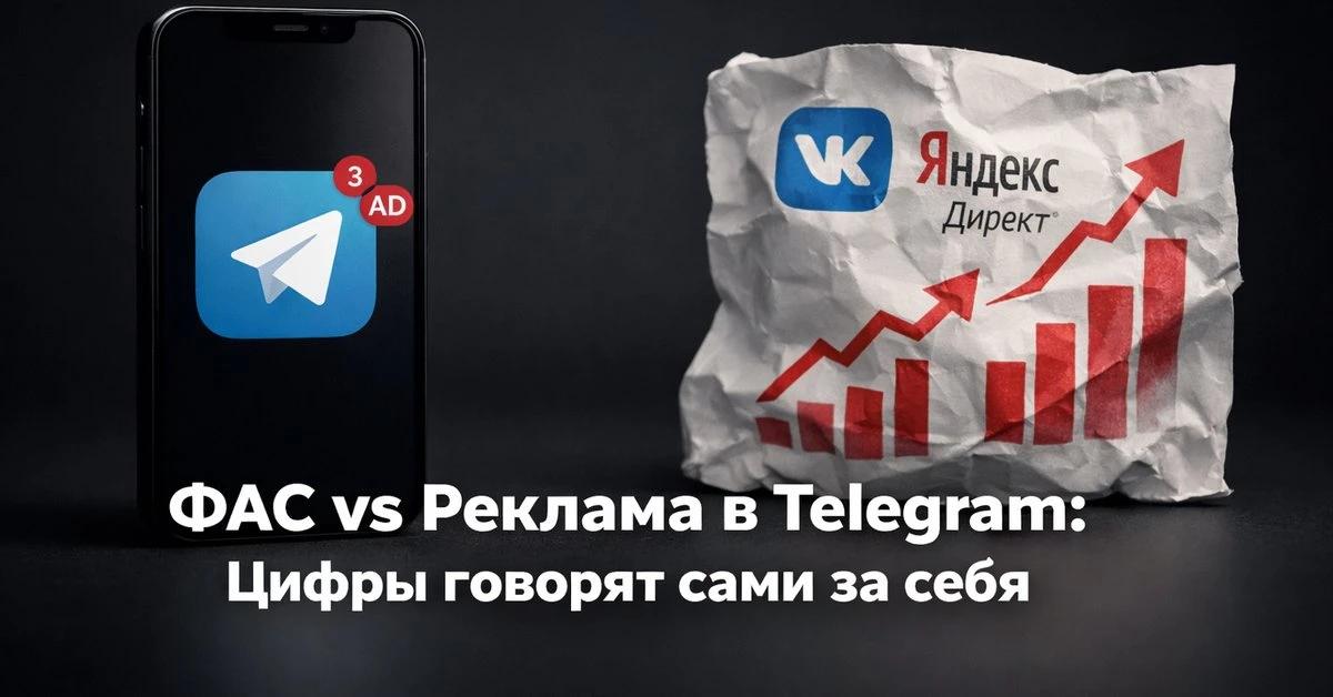 ФАС не запретила рекламу в Telegram.  До конца 2026 года реклама в Telegram и YouTube официально раз