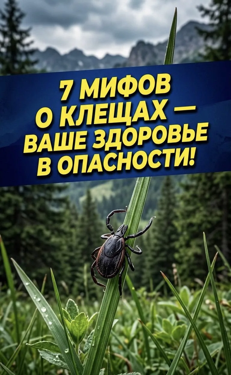 🚨 7 МИФОВ О КЛЕЩАХ