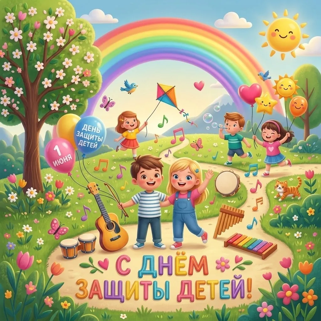 С первым днём лета и Днём защиты детей! ☀️