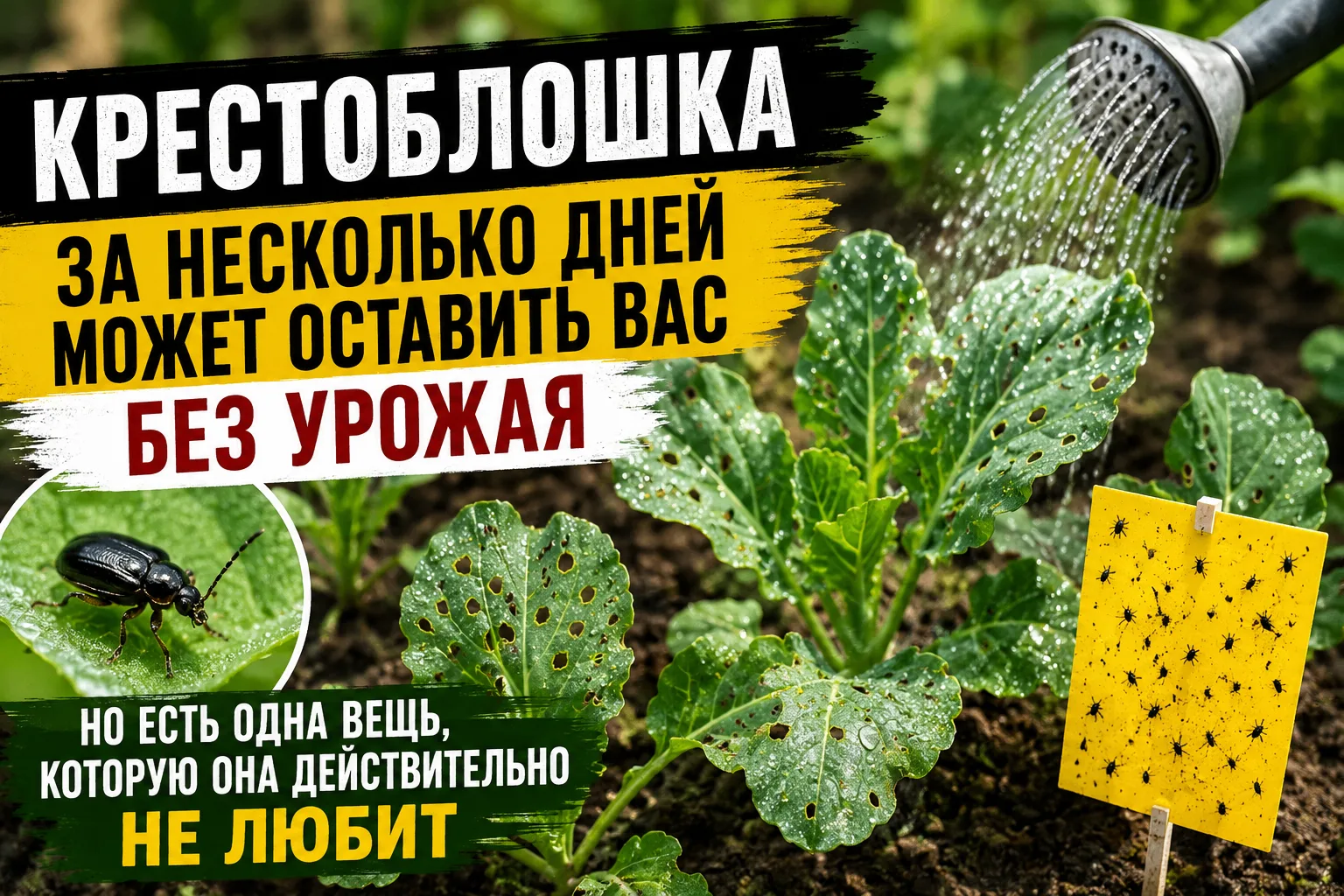🍃 КРЕСТОБЛОШКА ЗА НЕСКОЛЬКО ДНЕЙ МОЖЕТ ОСТАВИТЬ ВАС БЕЗ УРОЖАЯ. НО ЕСТЬ ОДНА ВЕЩЬ, КОТ...