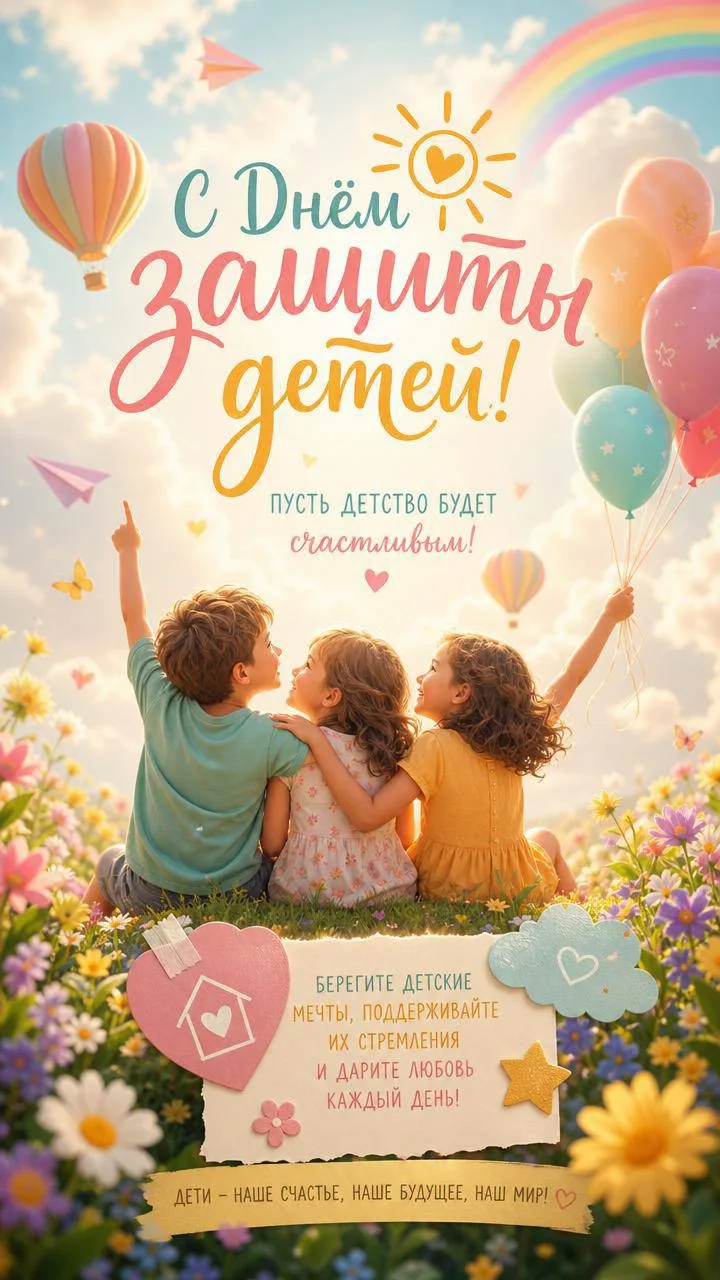 С Днём защиты детей! ☀️