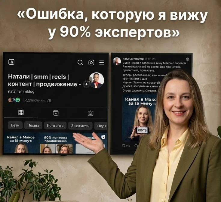 Один клиент может увидеть вас в одной соцсети…