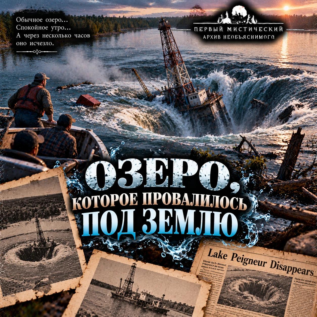 🌊 ОЗЕРО, КОТОРОЕ ПРОВАЛИЛОСЬ ПОД ЗЕМЛЮ