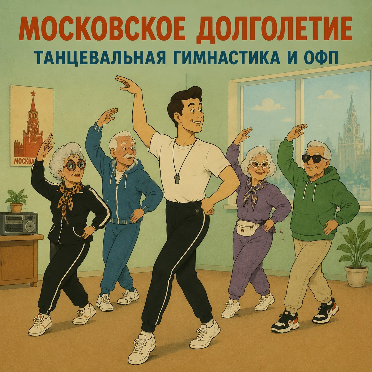Уже завтра первое занятие по танцевальной гимнастике и общей физической подготовке для участников Мо