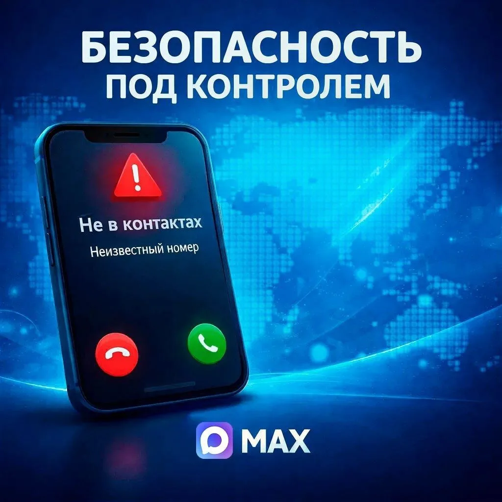 Безопасность под контролем: мессенджер MAX предупредит пользователя о подозрительных зв...