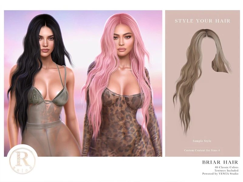 🌸 Прическа Briar Hair 🌸

Автор: VentaStudio

Прическа с длинными и волнистыми прядками для симочек