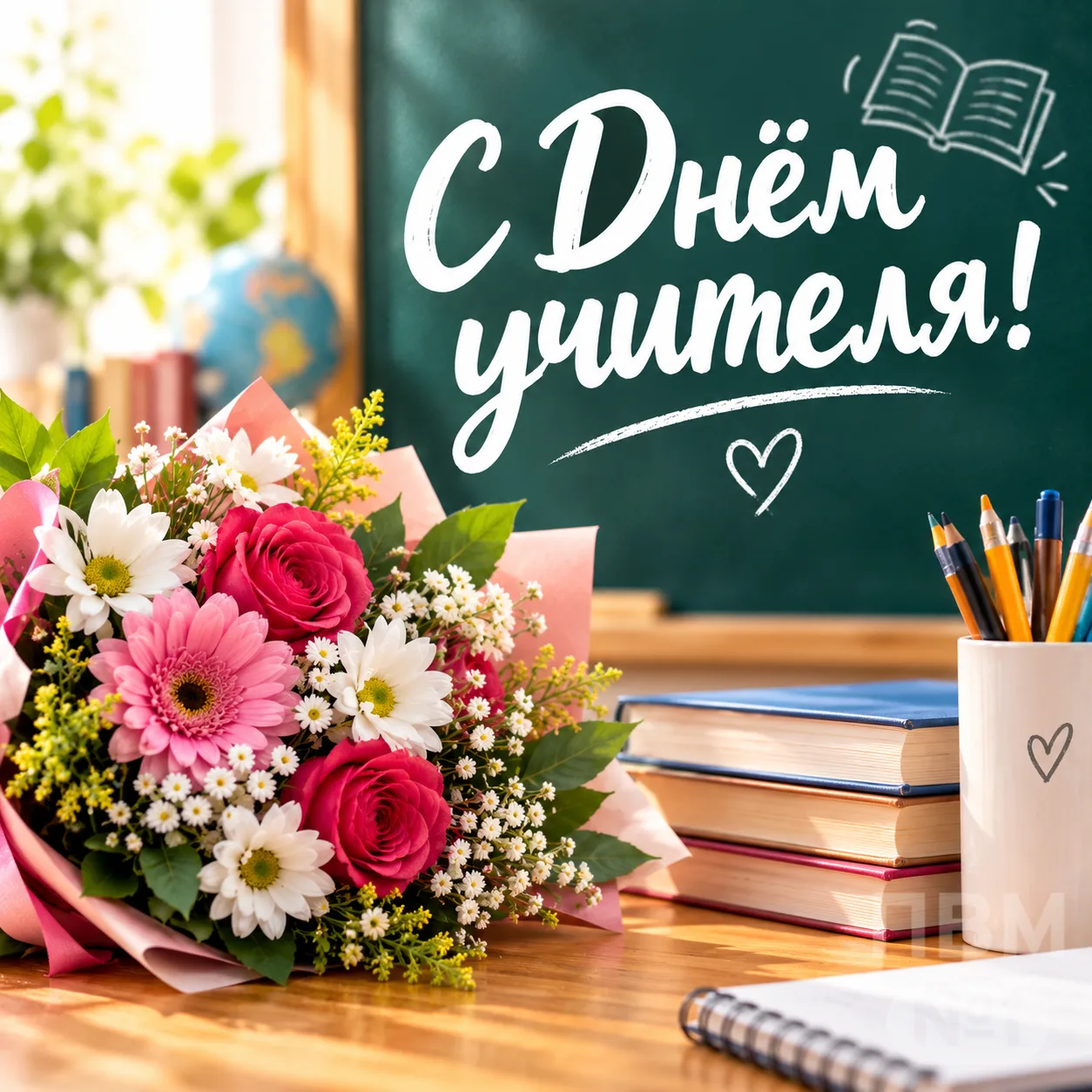 🌷📚 С Днём учителя!
