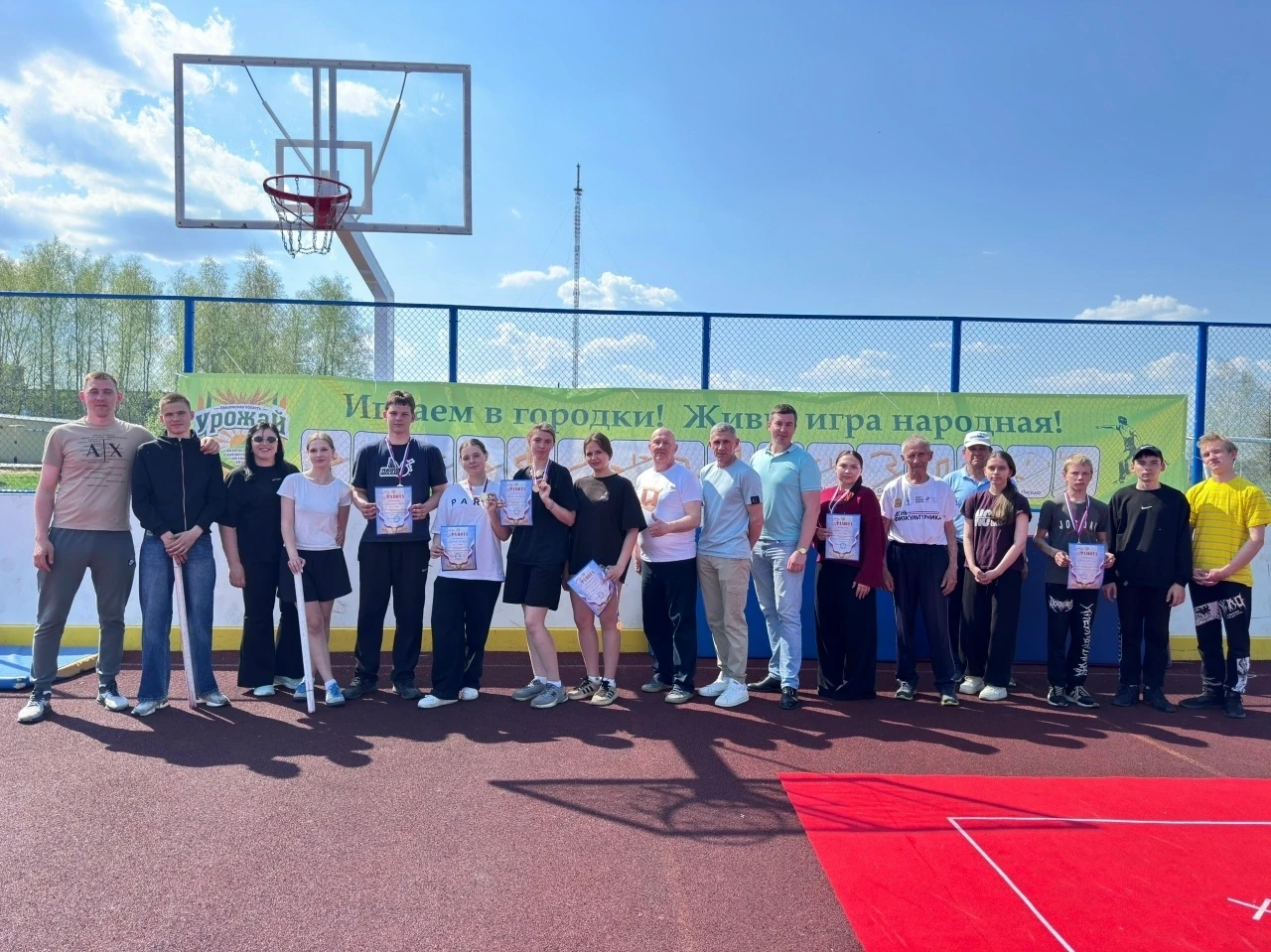 🏆 В Пачелмском районе прошли первые соревнования по городошному спорту среди школьников!